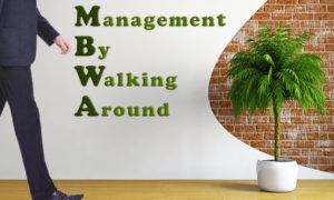 MBWA: Management By Walking Around