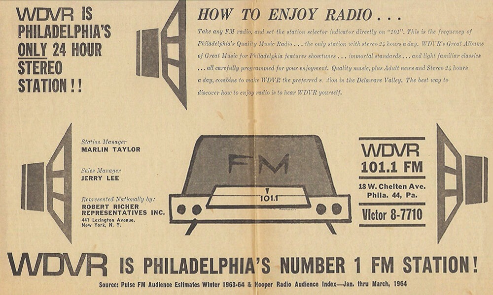 WDVR 1964 Ad #01