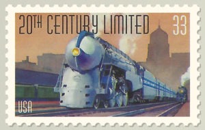 20th Century Limited 33 Cent Postage Stamp