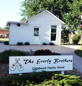 Everly Brothers Childhood home and birth place